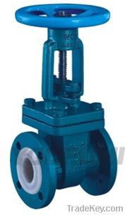 PFA FEP PTFE Lined Gate Valve