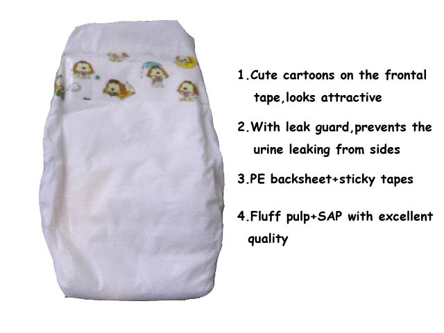 BCBD036 Baby Diapers(PE Backsheet)