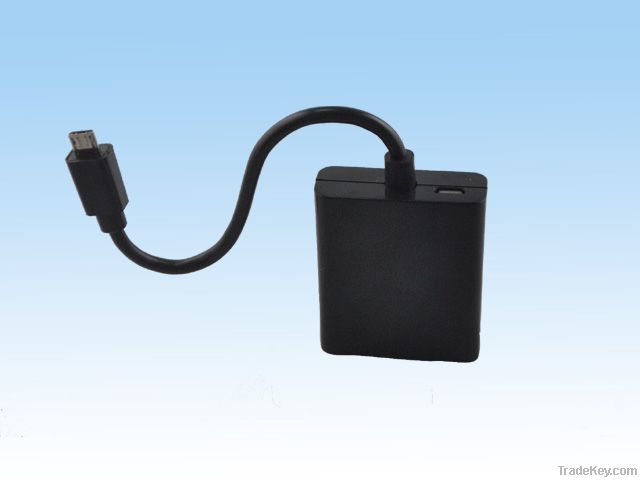 MHL Adapter with Micro USB to HDMI mirror on HD TV