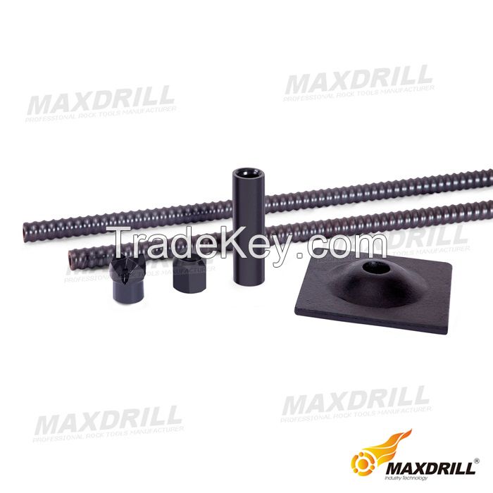 MAXDRILL Self-drilling Rock Bolt Accessories