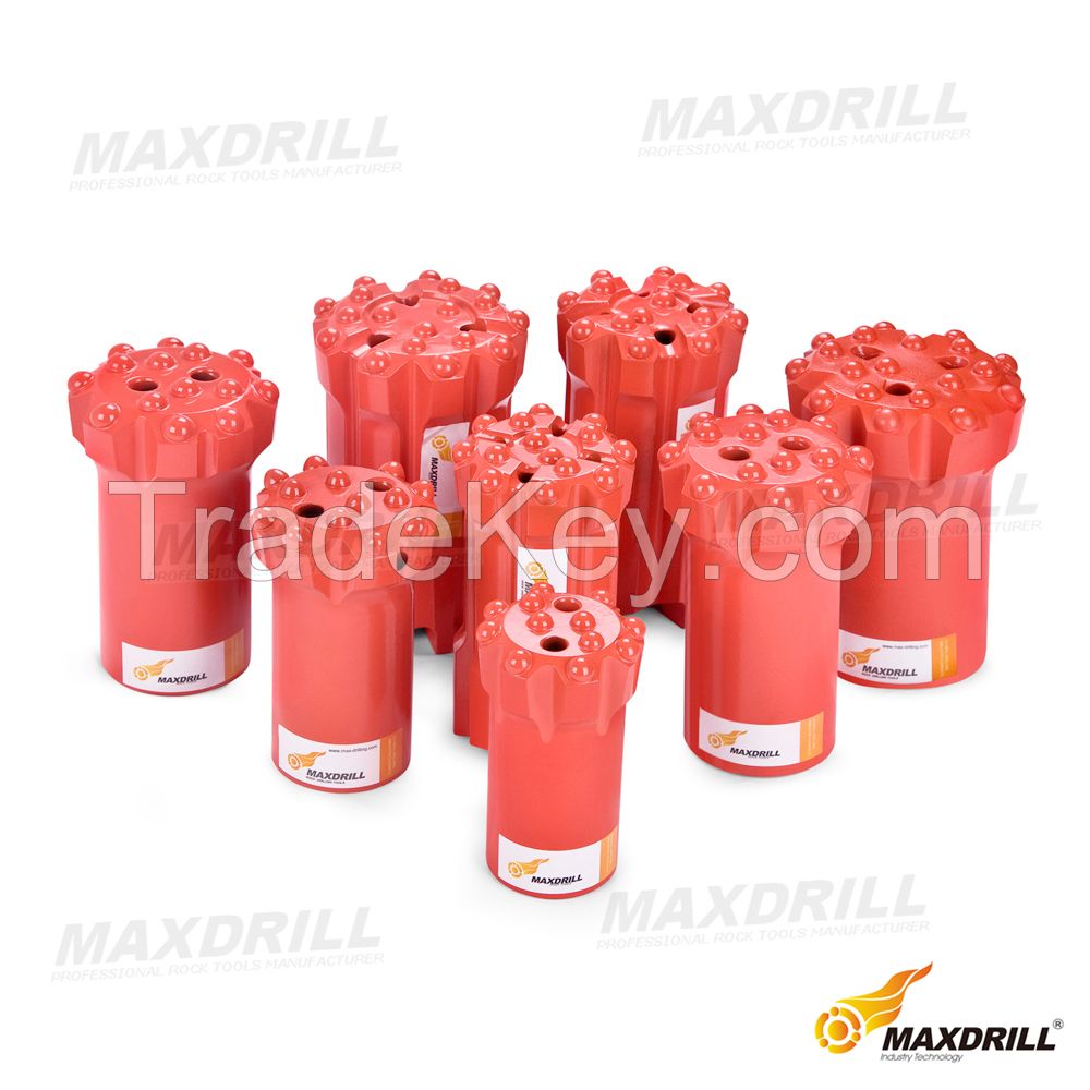 MAXDRILL Thread Button Bit