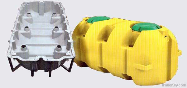 OEM rotational PE water tank , rotomold water tank mould