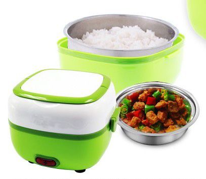 wholesale 2014 the newest 200W stainless steel Electric lunch box and rice cooker machine -Easy carry