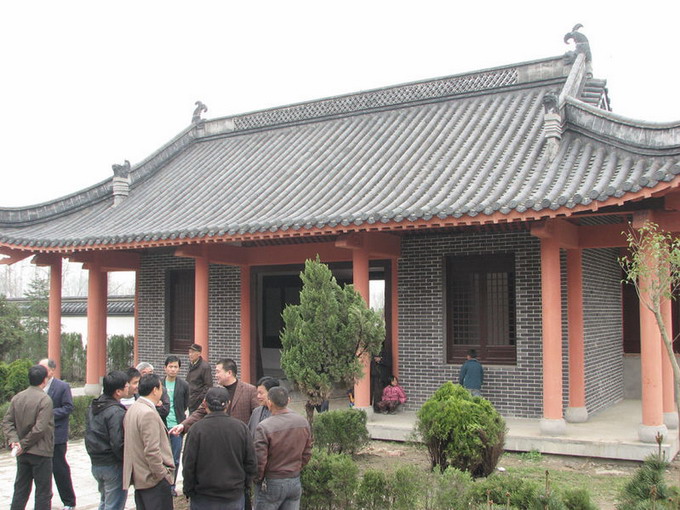 Chinese clay roof tiles