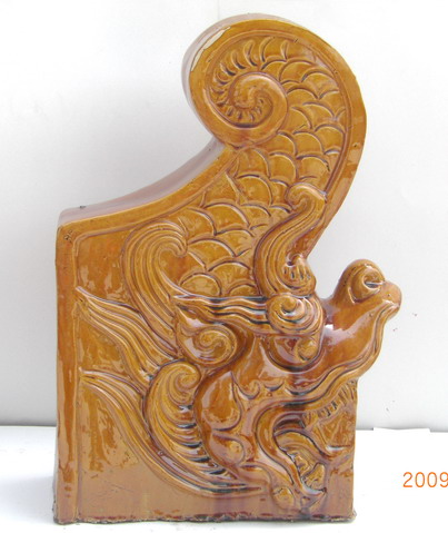 Chinese style glazed ceramic roof tiles