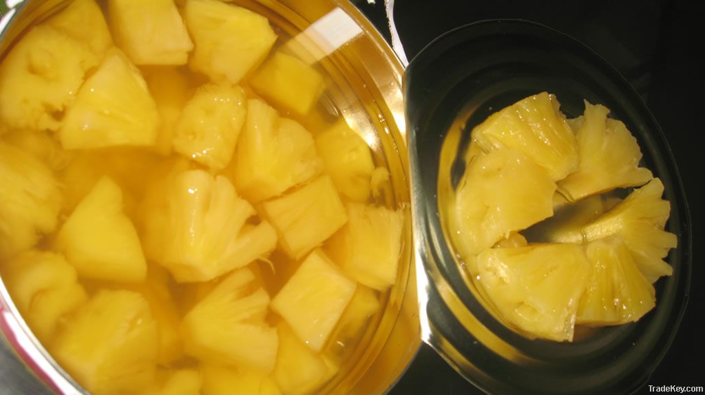 CANNED PINEAPPLE CHUNKS - PINEAPPLE CHUNKS IN LIGHT SYRUP
