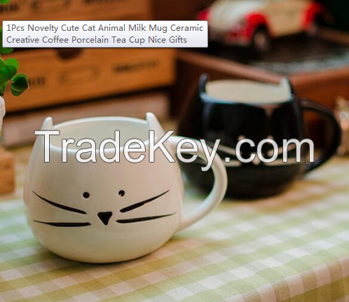 New bone china cat mug, milk mug, taza de cafe