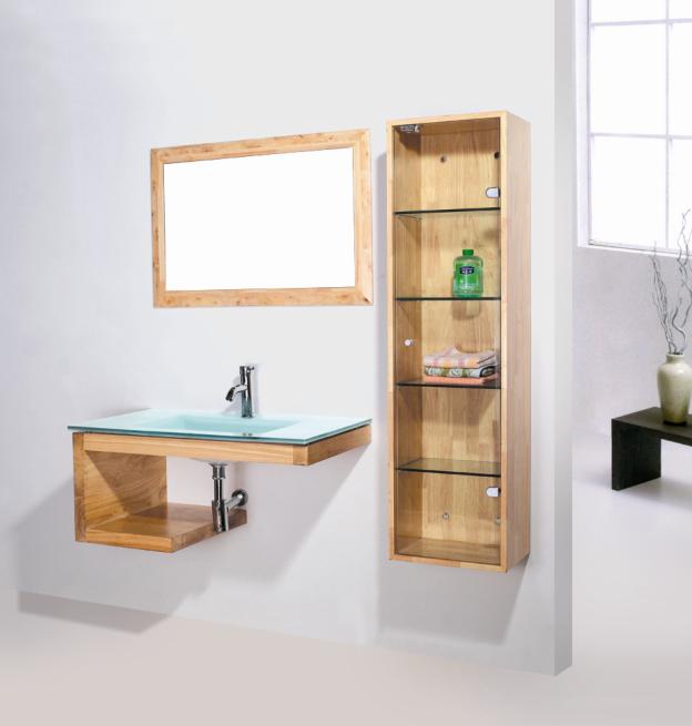 Sell solid wood bathroom vanity set