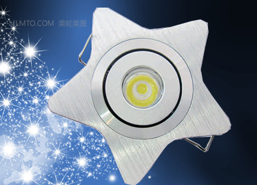 led five-pointed star downlight