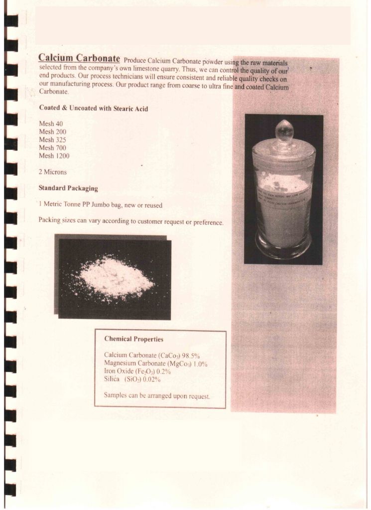 LIMESTONE POWDER