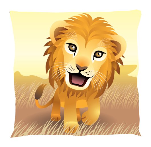 Kids Lion Pillows