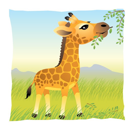 Kids Giraffe Pillows