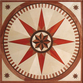 Best Medallion art parquet  flooring