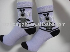 Girls' strip socks