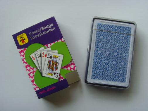 plastic playing card