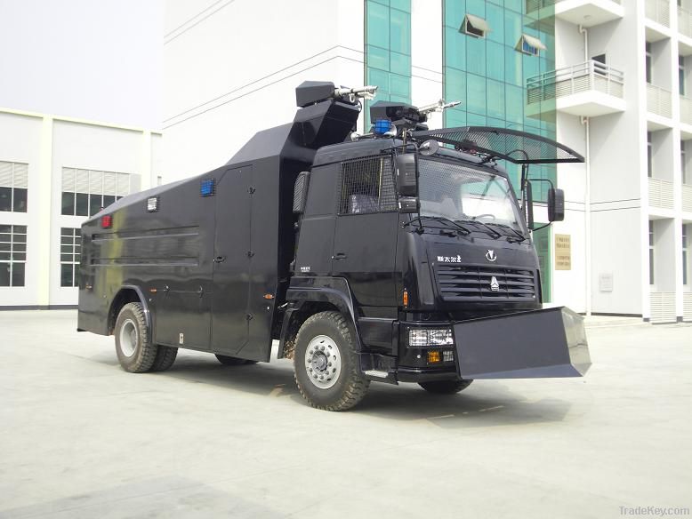 water cannon vehicle