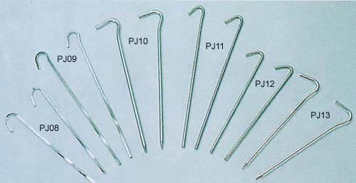 wire tent pegs/suspension wire hooks/wire stakes