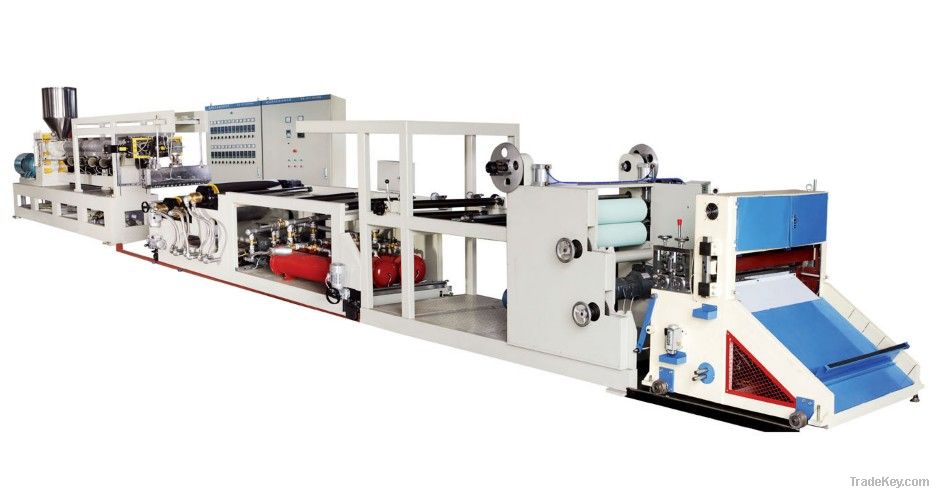 PE / PP / PS / PVC / ABS / PMMA / PC sheet extrusion line