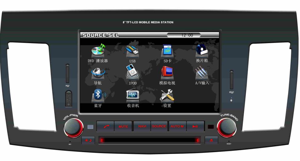 Car DVD Player for Mitsubishi/lancer