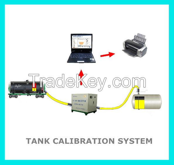 Diesel petrol fuel tank calibration system for fuel fiilling station storage tank volume measuring 