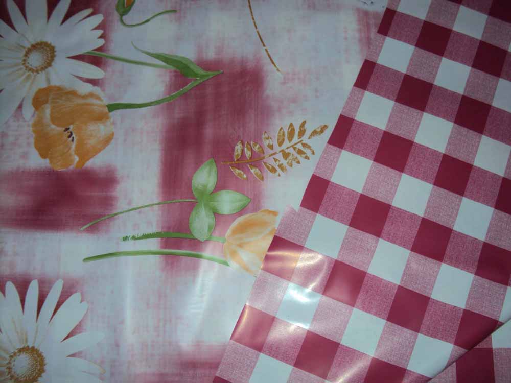 double face printed table cloth