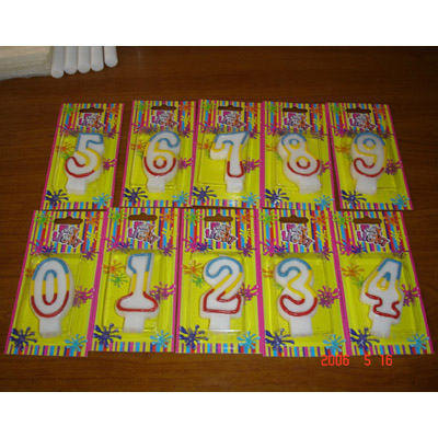 number party candles