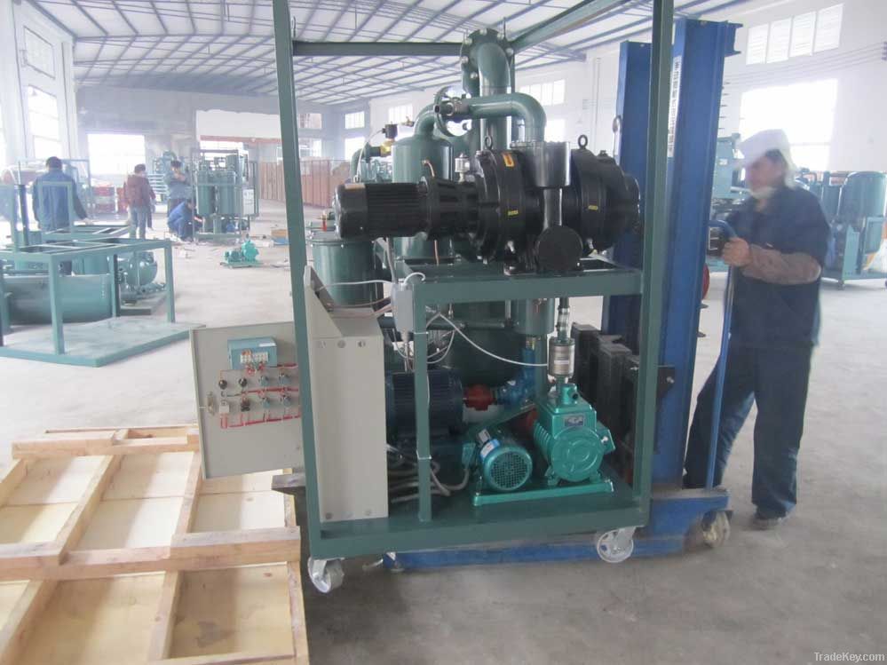 Highly effective vacuum transformer oil regeneration system