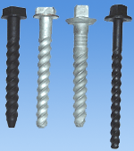 Screw spike/Sleeper screw, Dog spike/Railroad spike/Lock spike