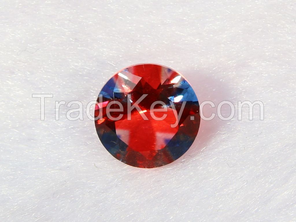 Brilliant-cut Bi-color Doublet Crystal - 01