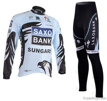 2011 team SAXOBANK winter cycling wear