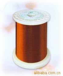 Polyamide-imide anamelled round copper clad aluminum wire, class 200.