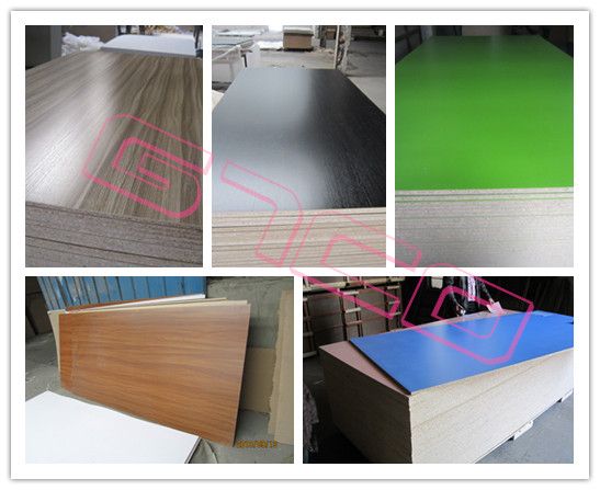 Low prices of Plain particle board, Melamine particle board from China Factory