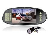 Multimedia bluetooth handsfree car mirror