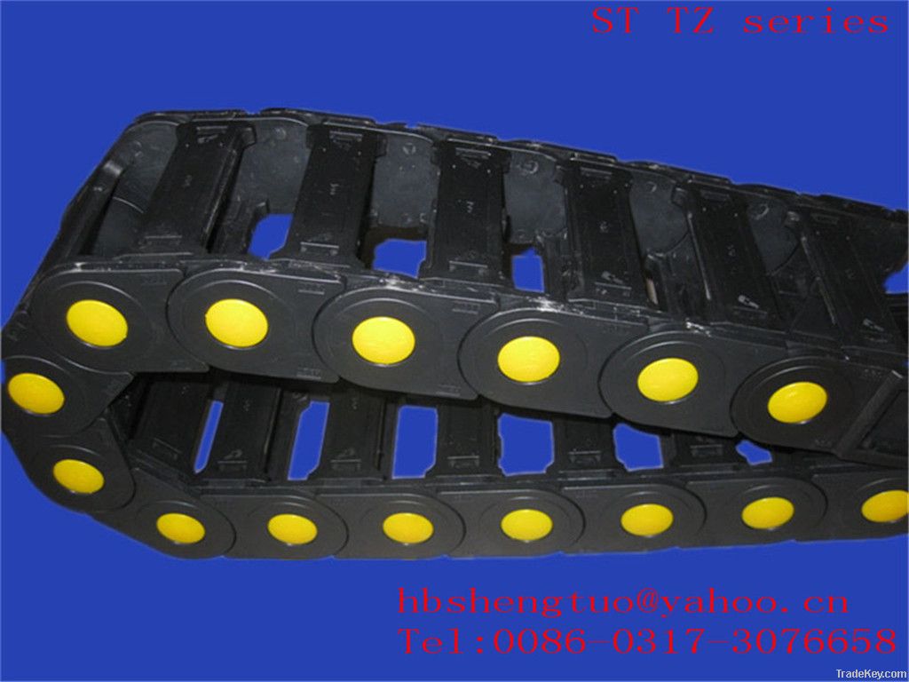 closed reinforced nylon flexible cable carrier