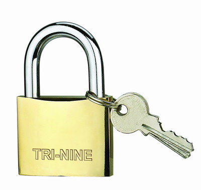 thick type brass padlock
