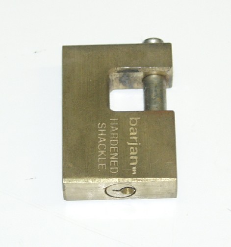 rectangle type brass padlock