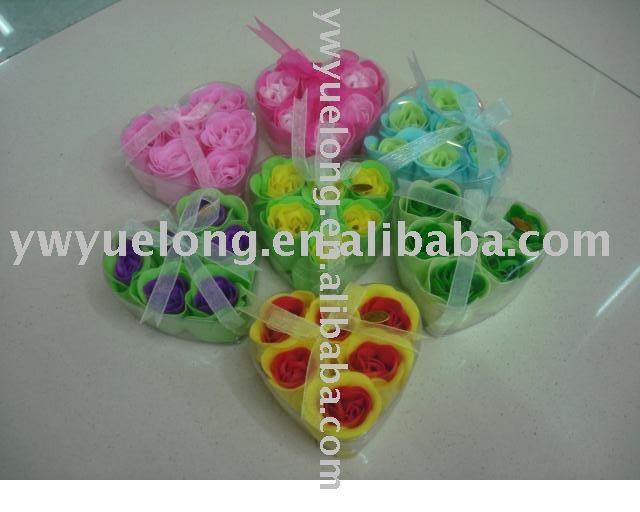 Flower paper soap