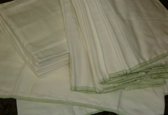 Bleached,unbleach Baby Prefolds Diaper Cotton Birdseye,twill,gauze