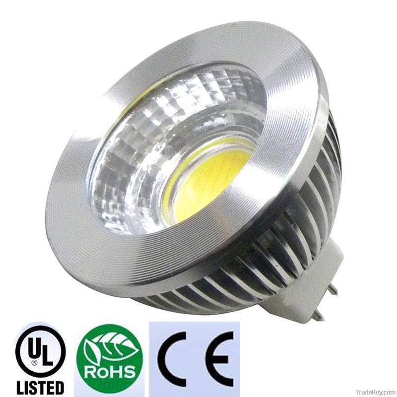 LED spotlight COB 5W MR16 Bulb Light Lamp warm cool white free DHL