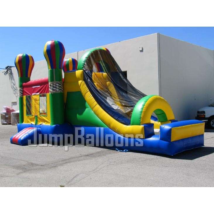 Inflatable Castle with Slide JumpBalloons www. JUMPBALLOONS. COM