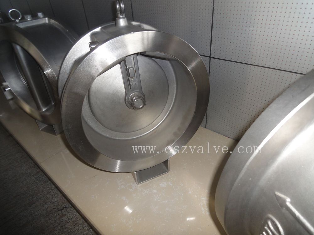 Single plate swing type check valve (long pattern) wafer type