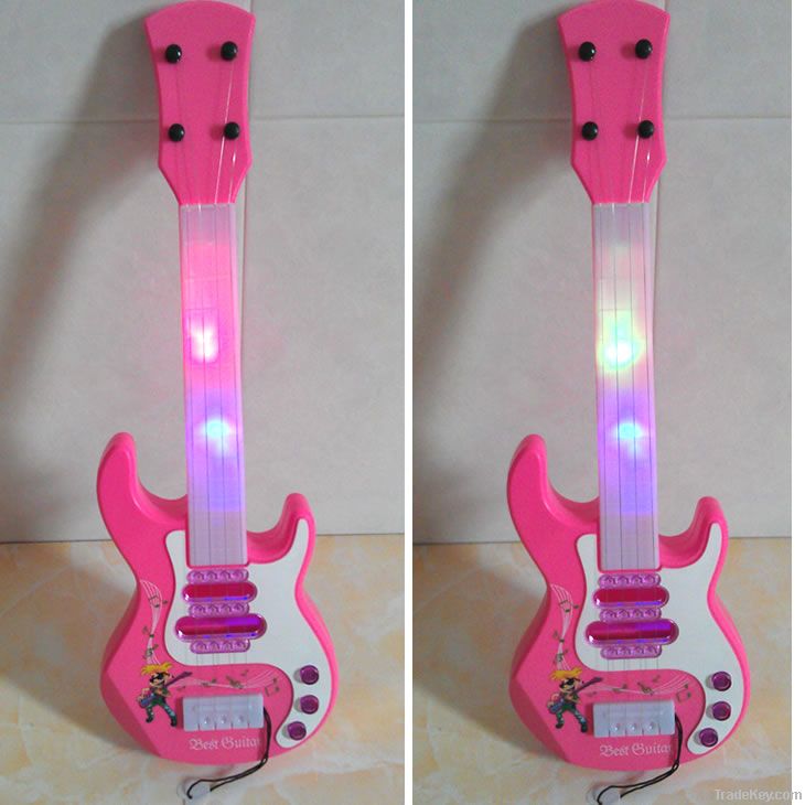 Plastic Education Guitar Toys with Light