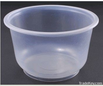 plastic food packaging container in supermarket