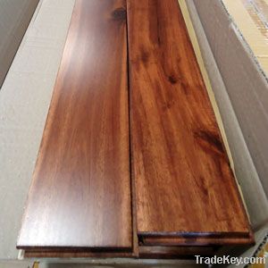 Prefinished solid wood flooring acacia 15x90x1820mm