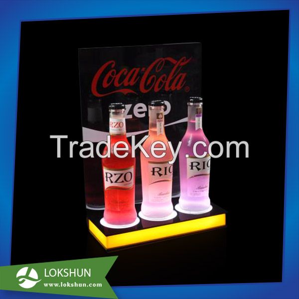 Acrylic LED Illuminated Wine Display, China Acrylic Display manufacturer