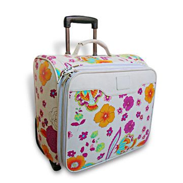 Fashionable PU Soft side Luggage Bag