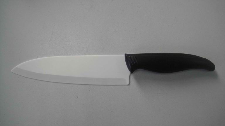 7" ceramic kitchen knive
