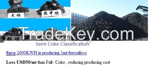 Semi- coke-Save 2000KWH in producing 1mt ferroalloys