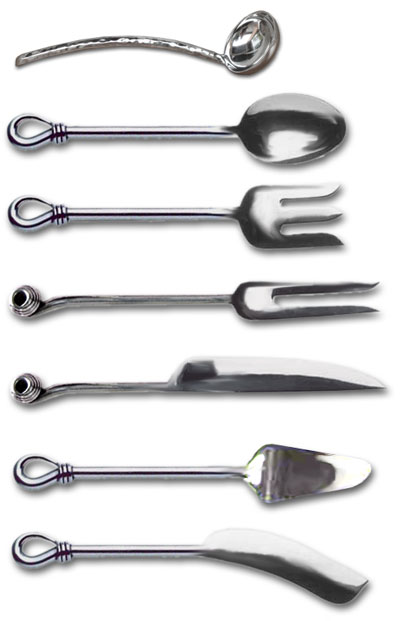 Stainless steel flatware