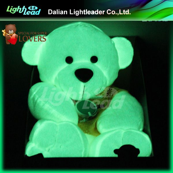 Glow in the dark teddy bear toys for birthday gifts